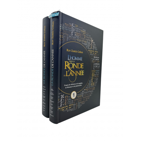 L'HOMME DANS LA RONDE DE L'ANNEE - RAV ZAMIR COHEN - COFFRET 2 VOL